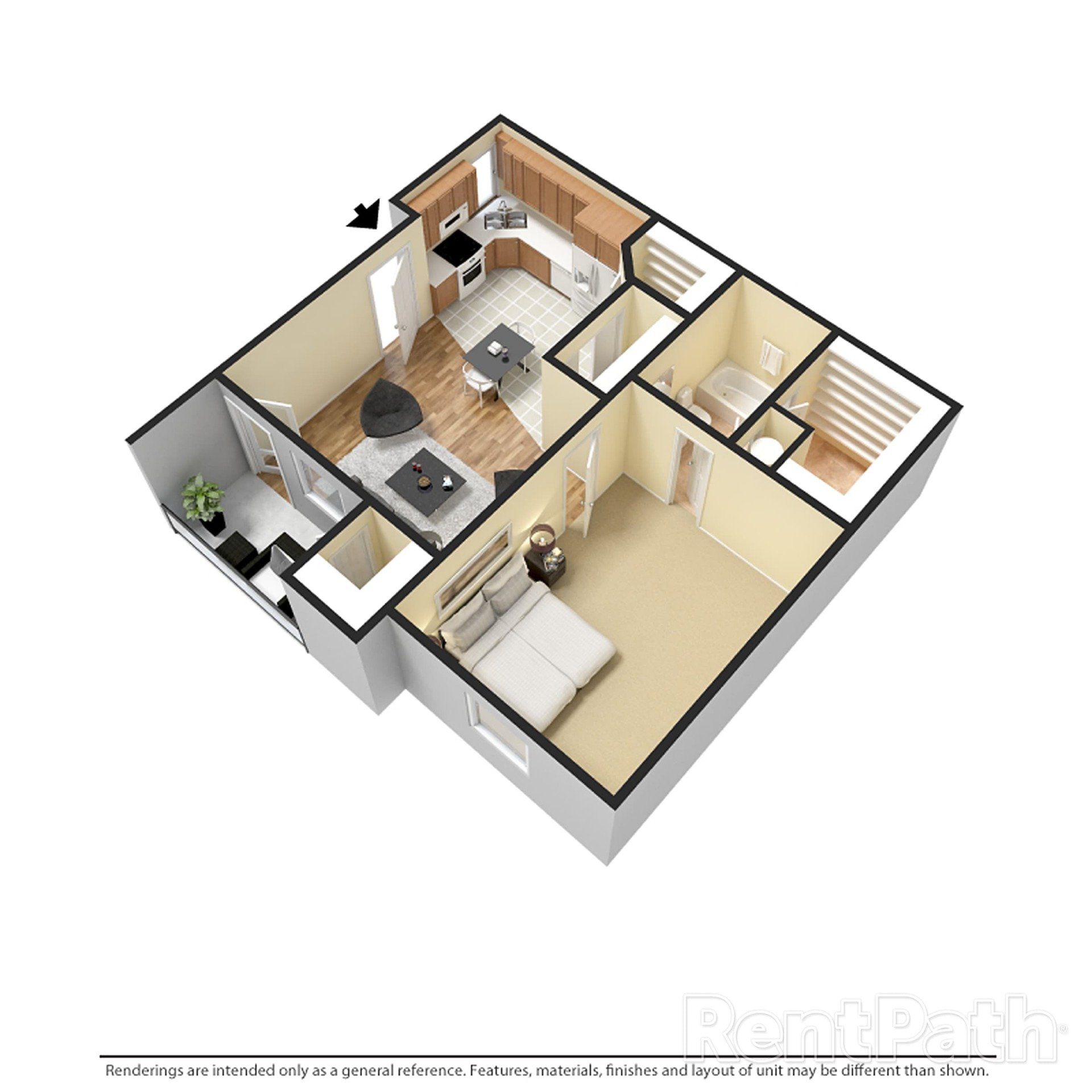 Floor Plans 1 x 1
