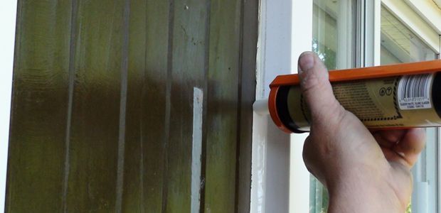 window caulking installation
