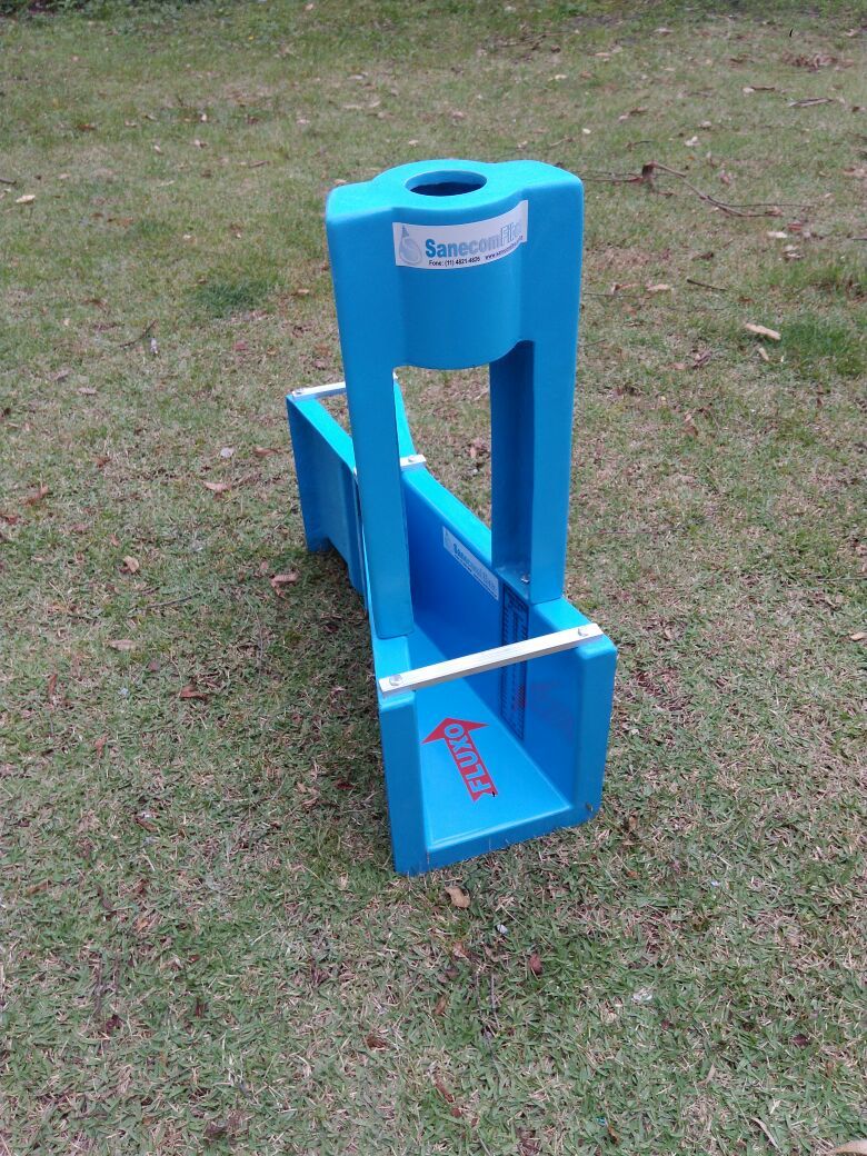 calha parshall com suporte