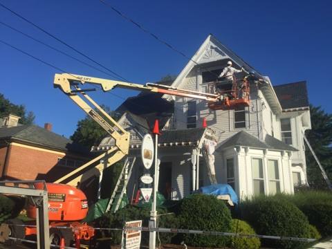 Commercial Exterior Dr Stagis office exterior- painting company in Brimfield, MA