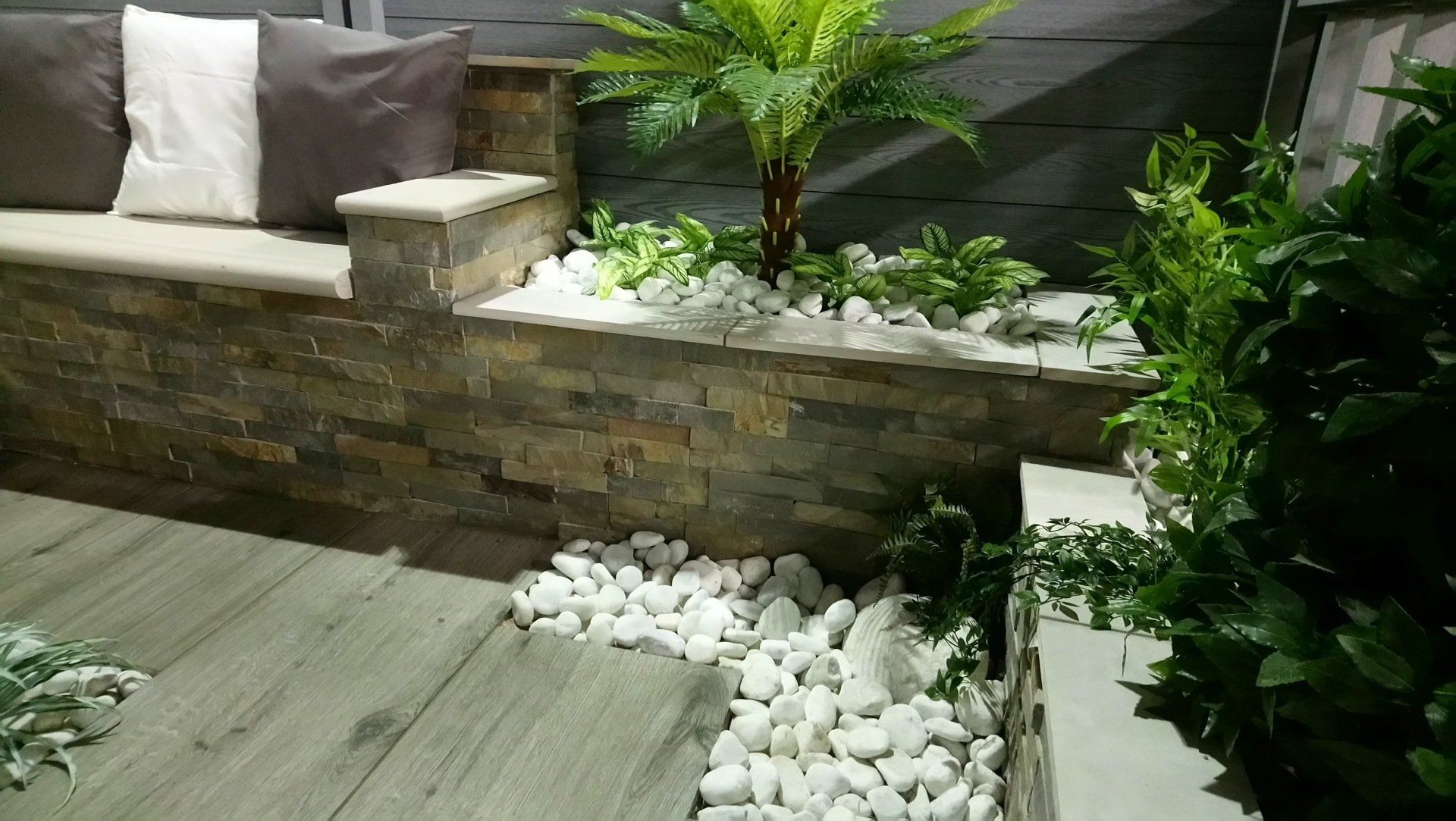 CED stone garden by Vision Landscape Design