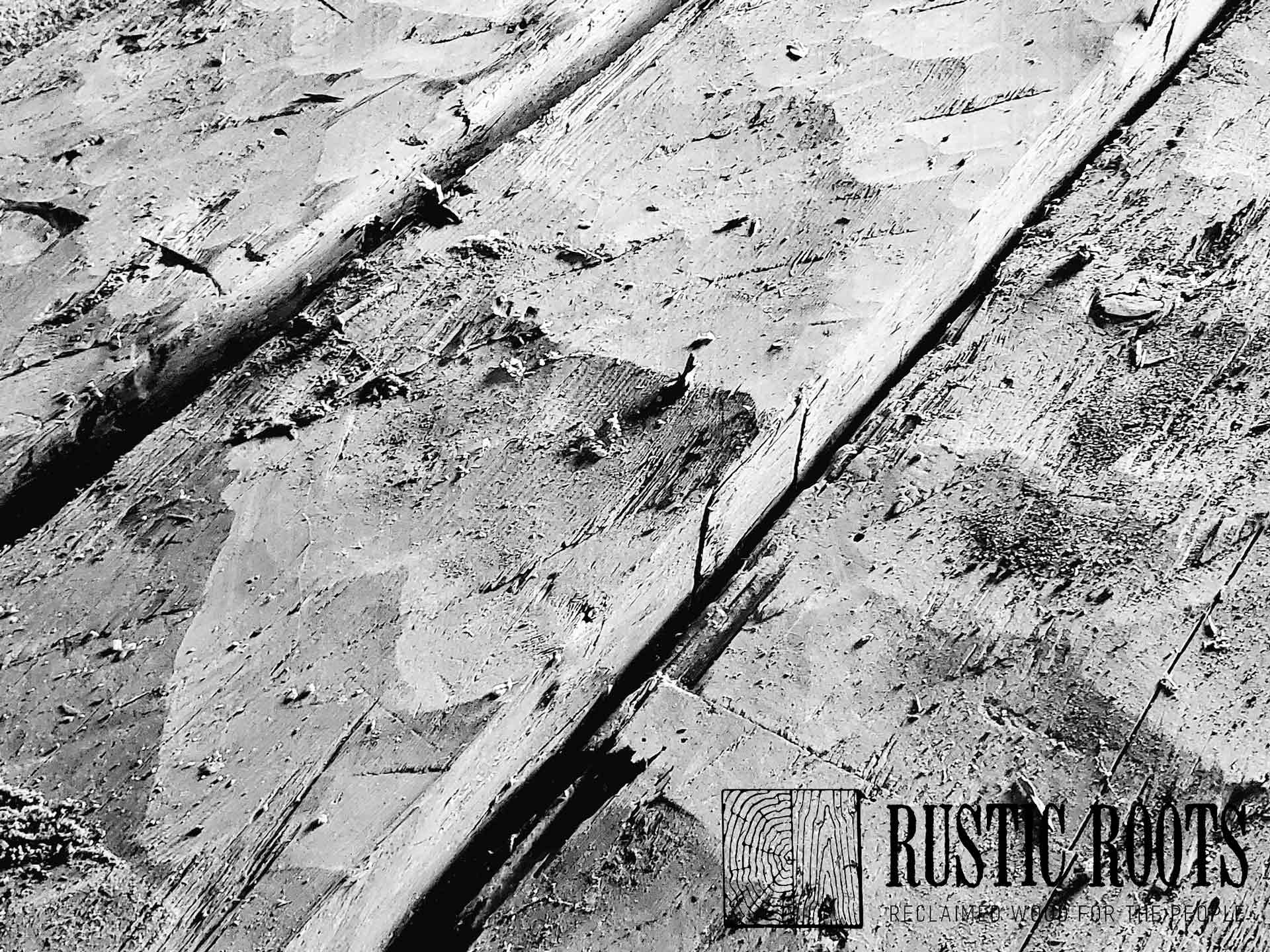 Hand Hewn Heart Pine