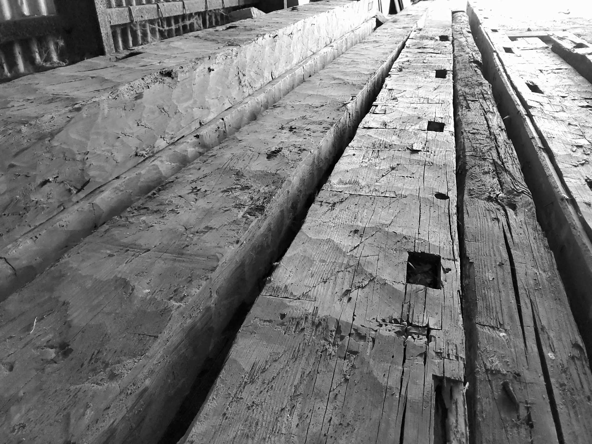 Hand Hewn Beams