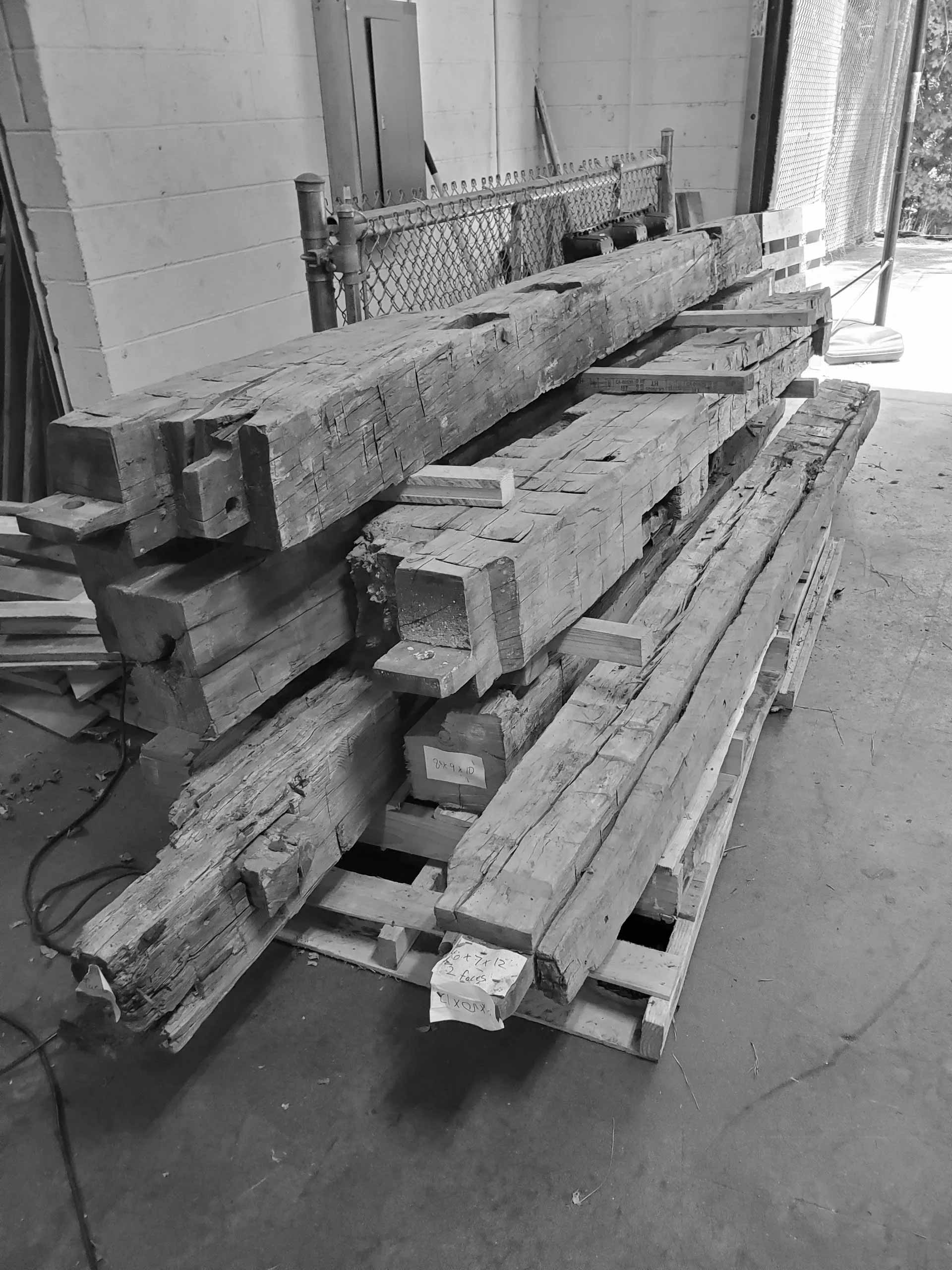 Hand Hewn Beams