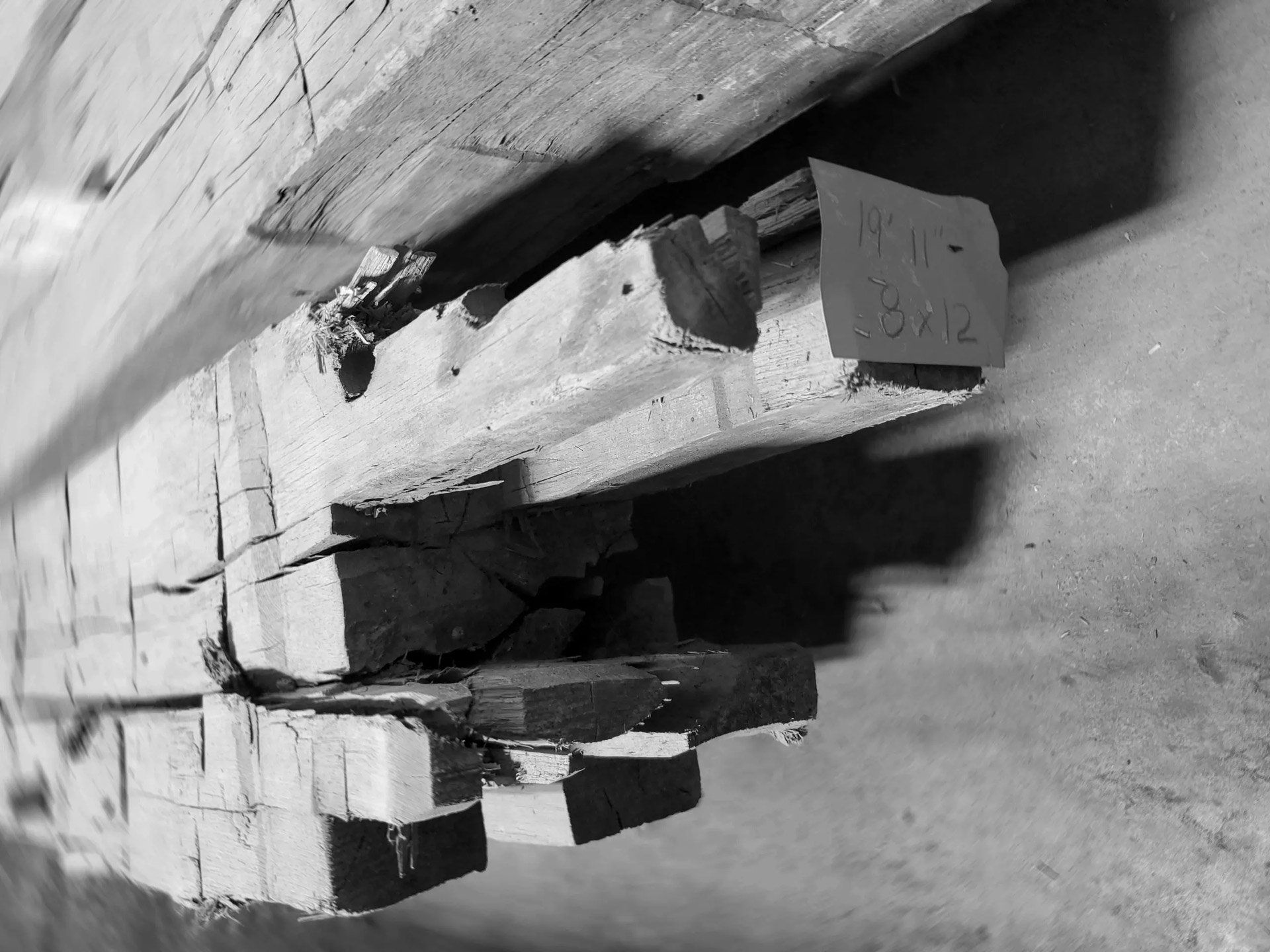 Hand Hewn Beams