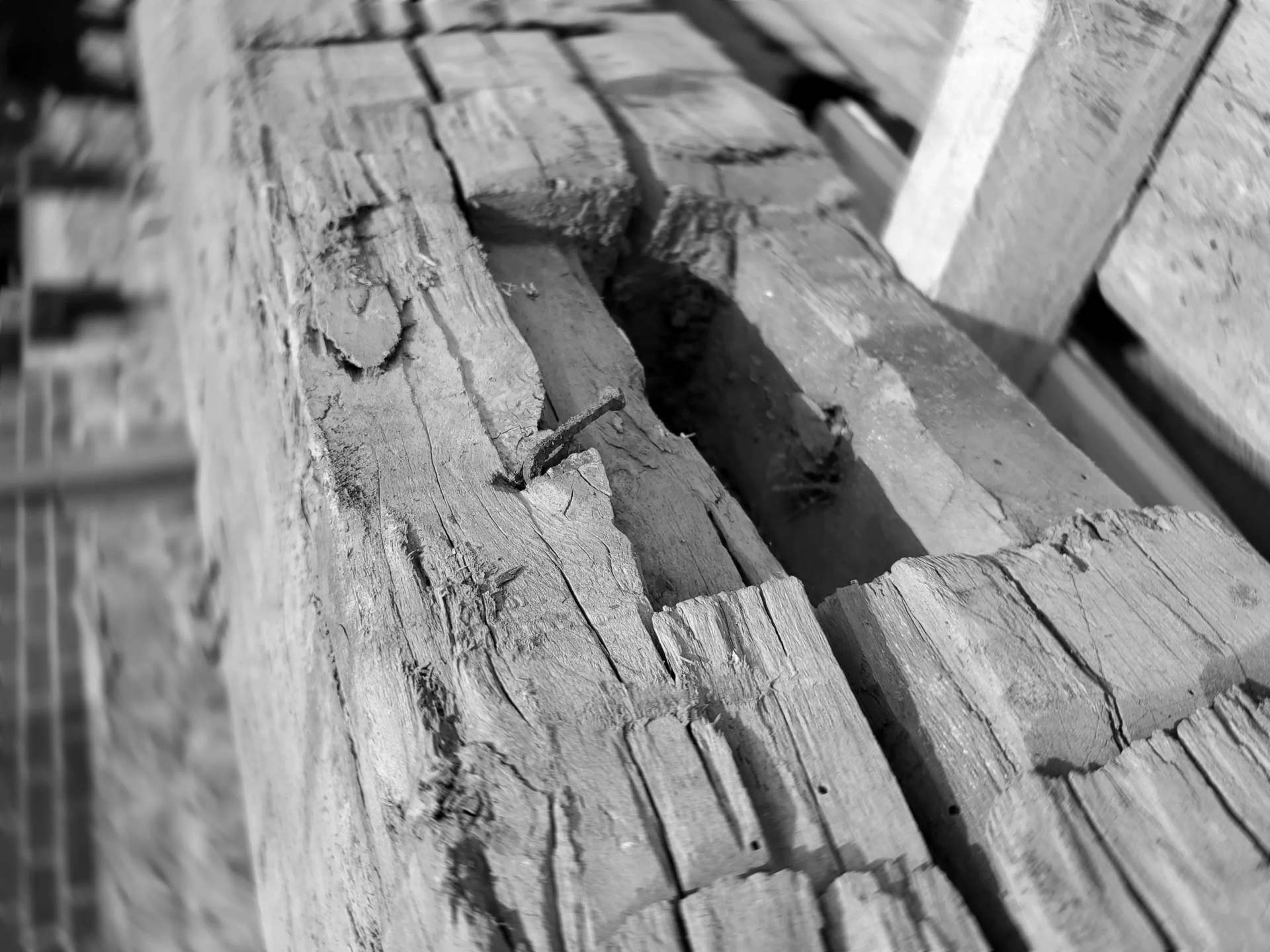 Hand Hewn Beams
