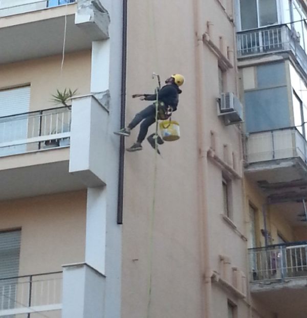 lavoro edile in quota