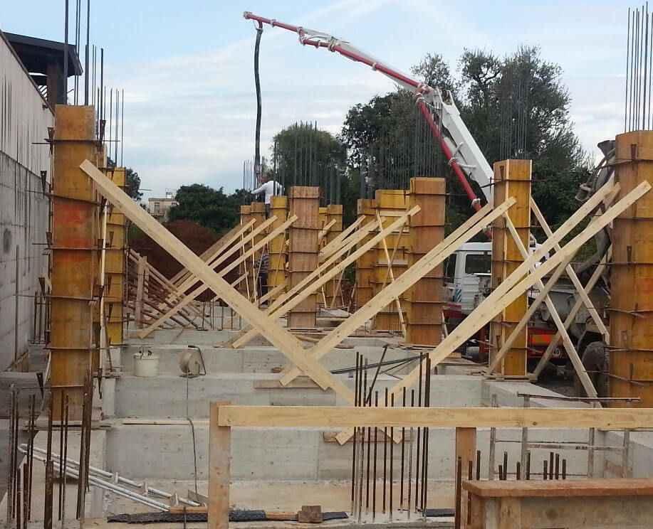 ristrutturazione della facciata di un edificio