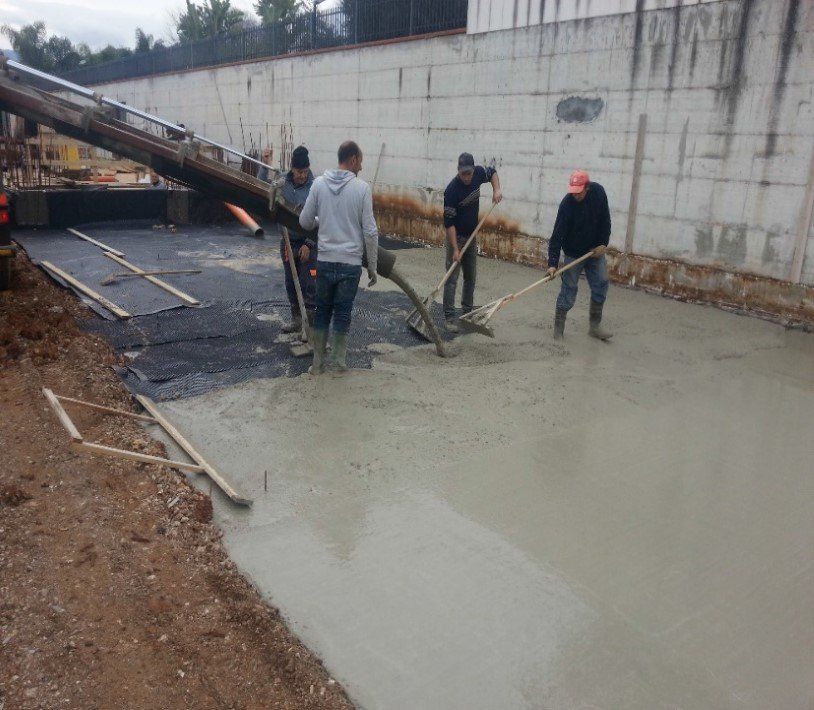 Lavori edili per la costruzione di una villa