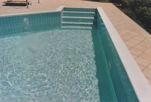 Piscina dopo lavori edili
