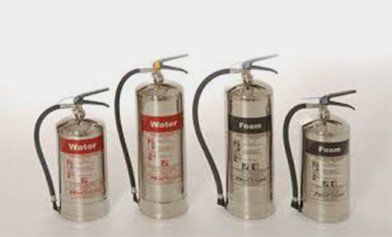 types of fire extinguishers