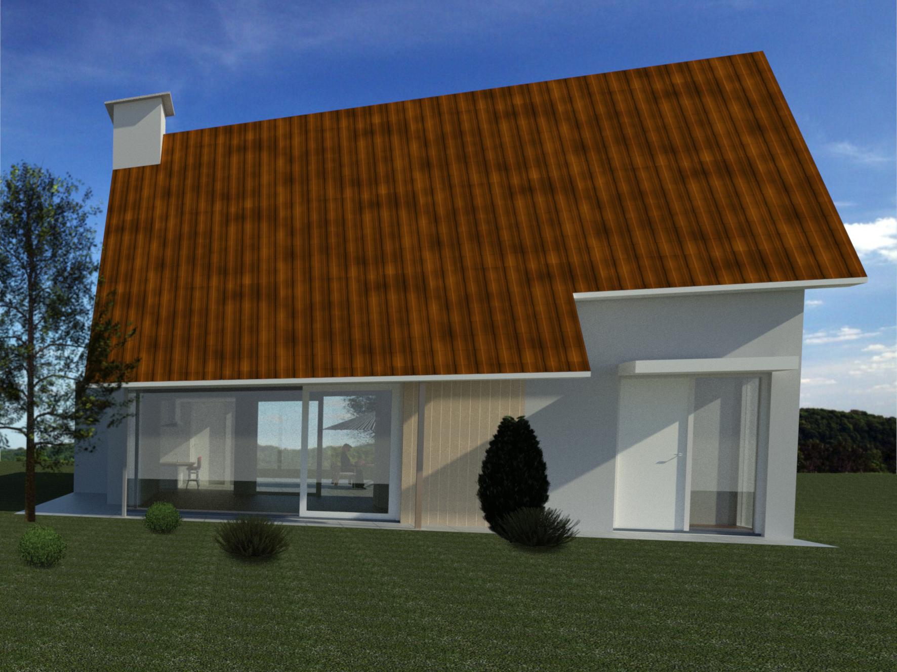 vrijstaande woning pannen kap