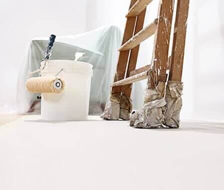 Roll Paint on the floor - Interior Painting in Bozeman, MT