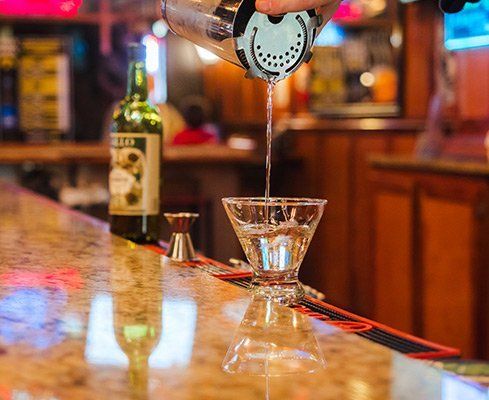 pouring wine