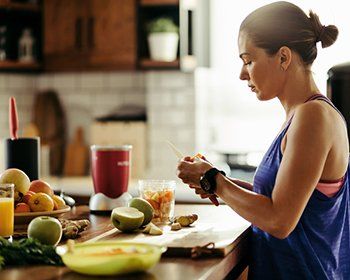 Woman Preparing Food — Greenville, SC — Wellness 4 Lifesteps LLC