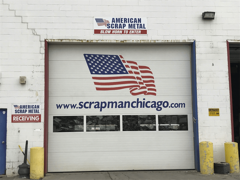 Garage Door — Alsip, IL — American Scrap Metal