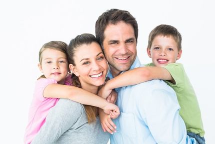 Family with healthy smiles family with healthy smiles