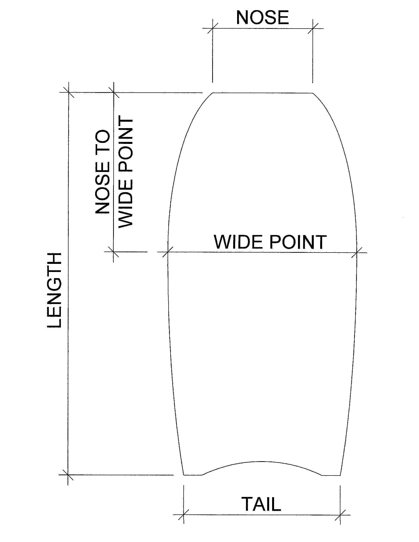 Bodyboard Dimensions