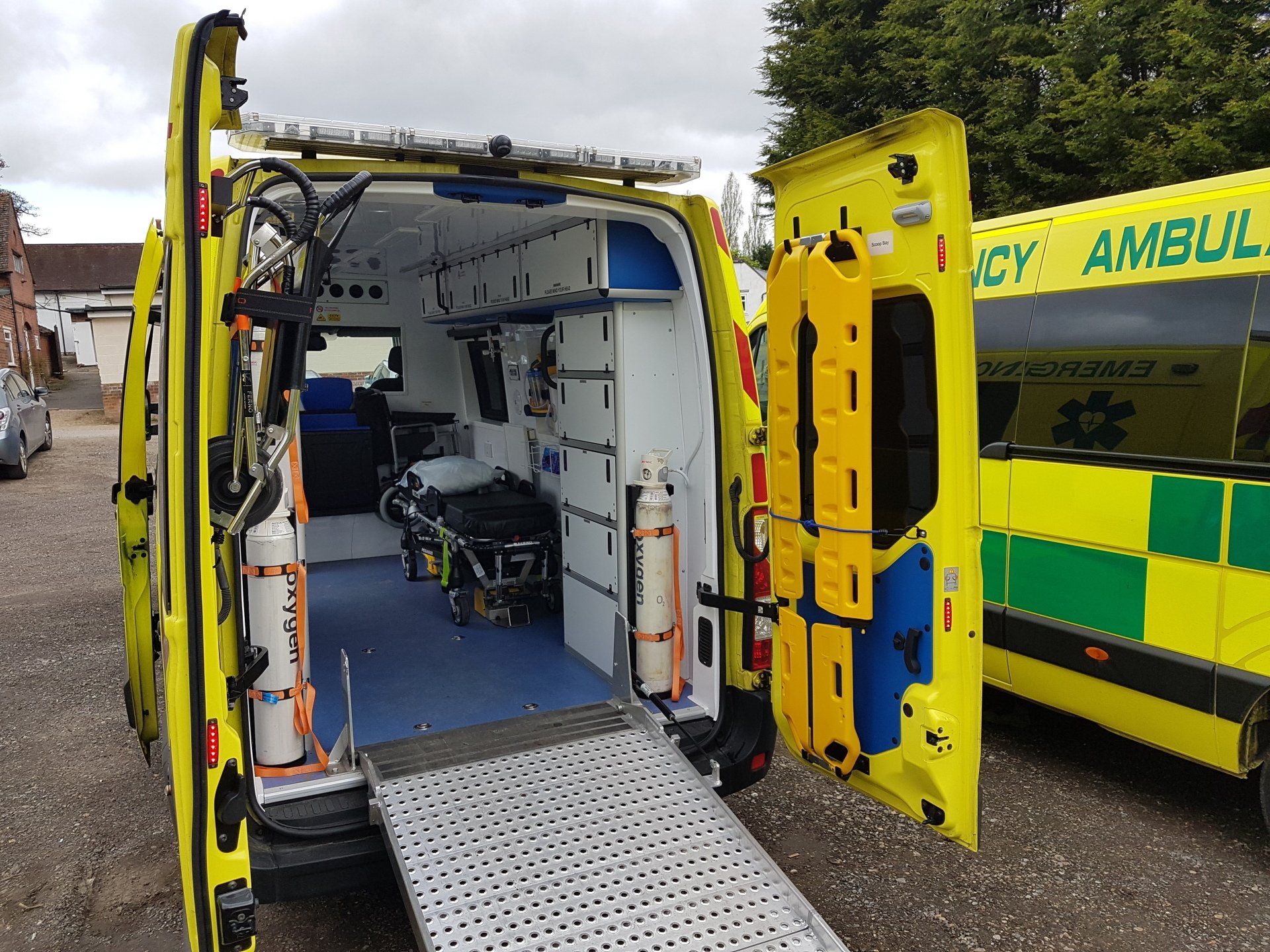 Hearts First Ambulance Service vehicle