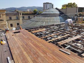 posa di un parquet per terrazza esterna