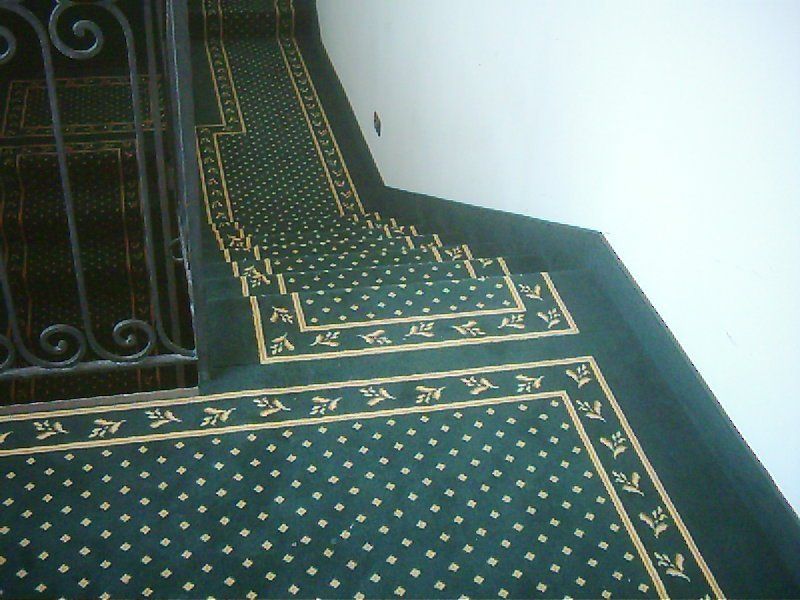 moquette decorata per scale