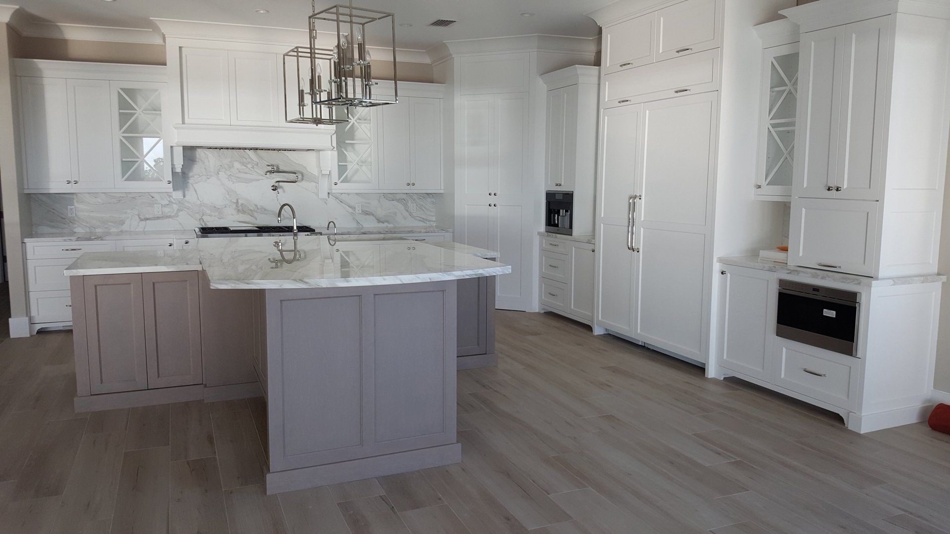 Modern Kitchen with Cabinet — Naples, FL — Rain Forest Marble Inc.