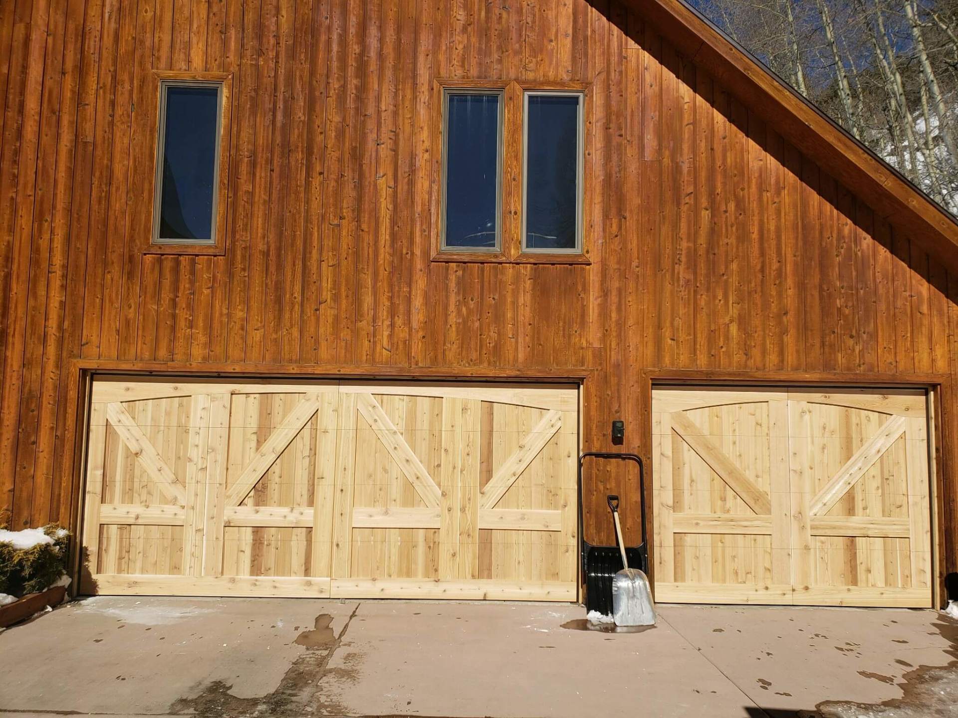 Garage Door Install — Quality Wooden Garage Door in Montrose, CO Garage Door Install — Quality Wooden Garage Door in Montrose, CO