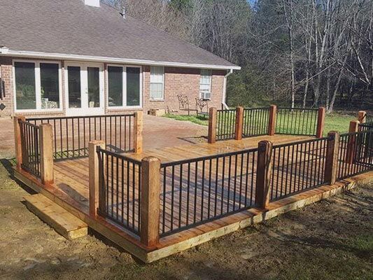 Deck Repair — Residential House in Pearl, MS