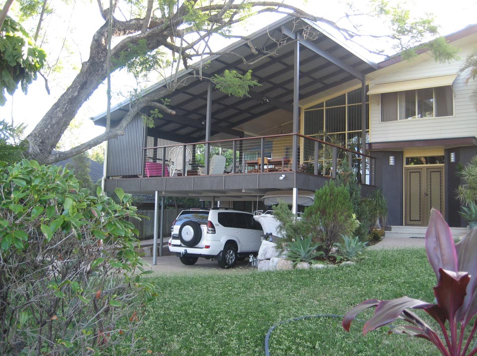 carport under patio