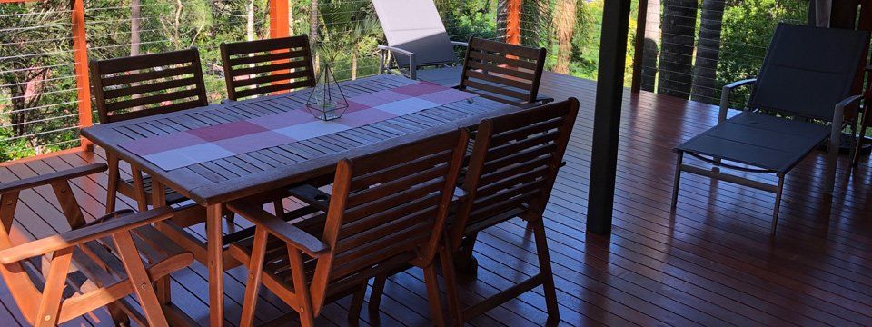 outdoor living space