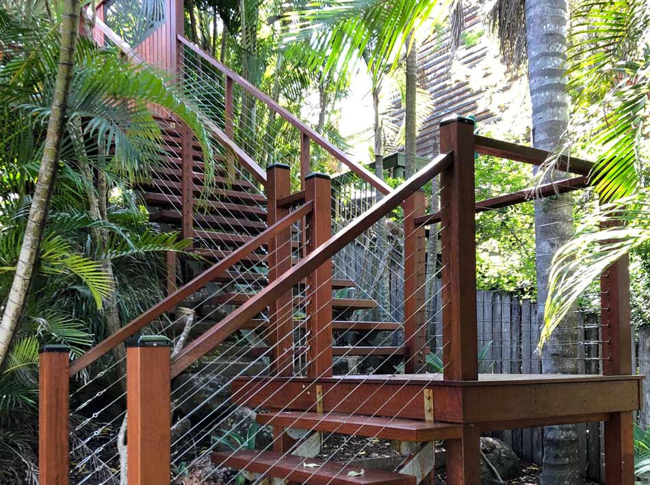 rounded stairs