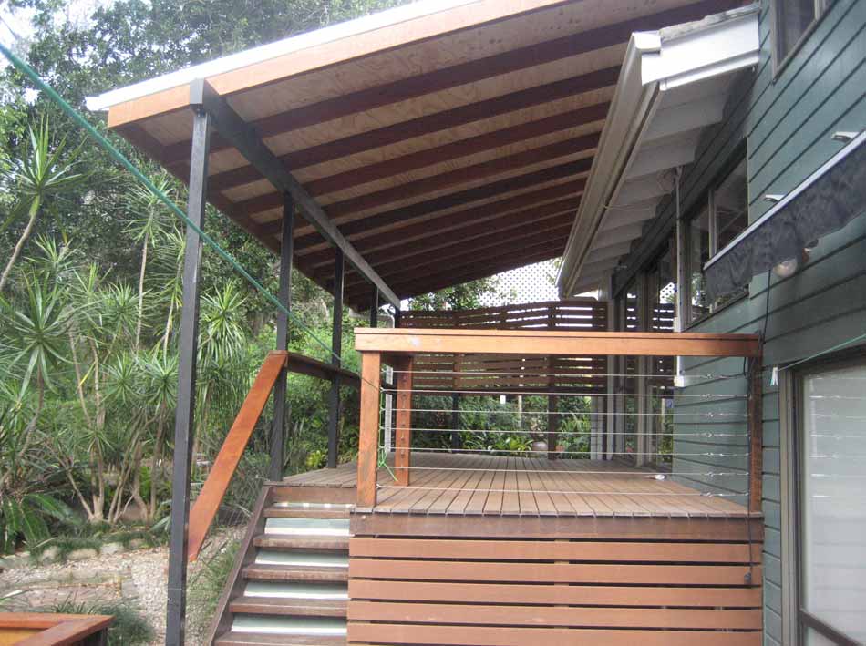 deck with pergola