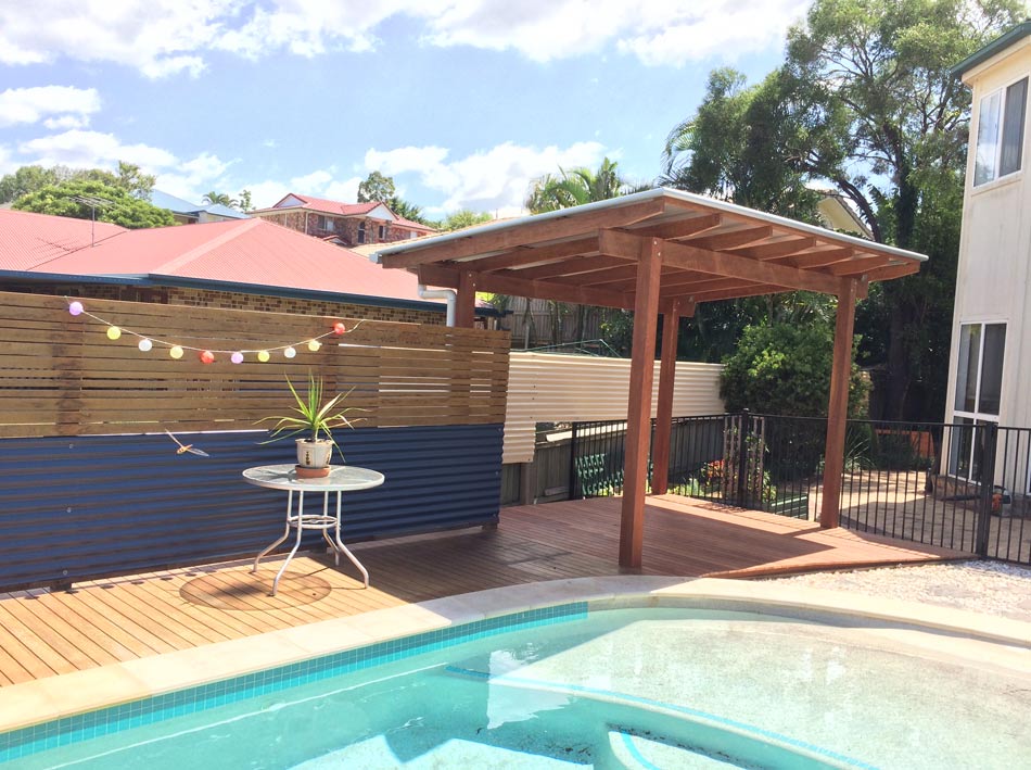 pavilion next to pool