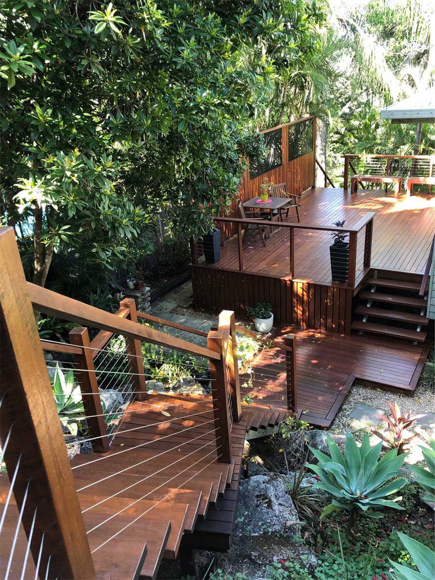 wood stairs