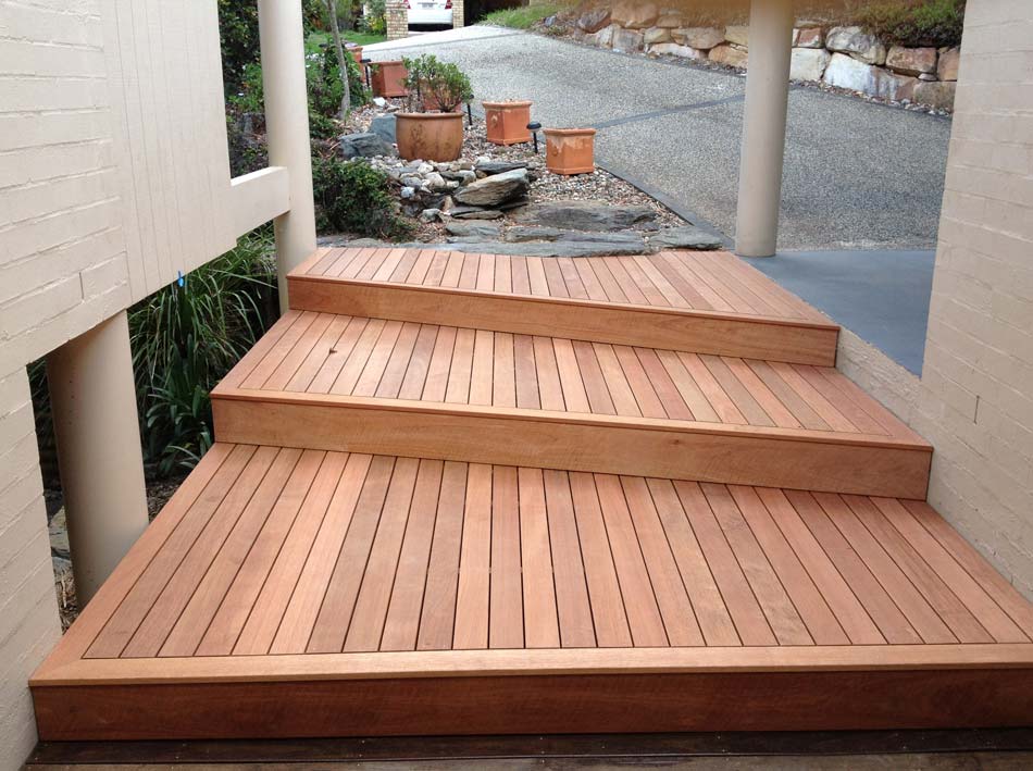 cross wood steps