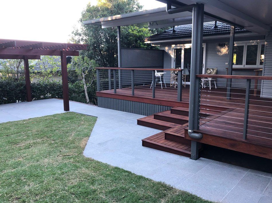 backyard deck