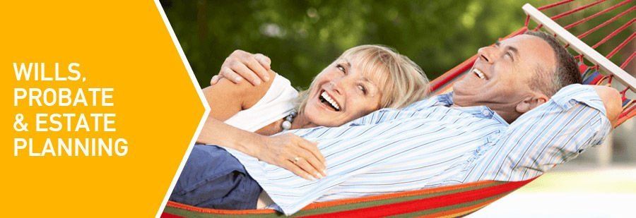 Estate planning couple in hammock