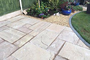 Patio installation