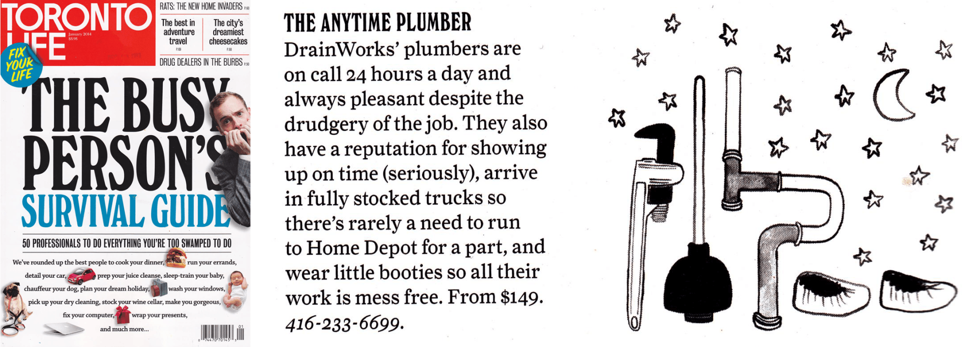 Toronto Life Magazine Best Plumber DrainWorks