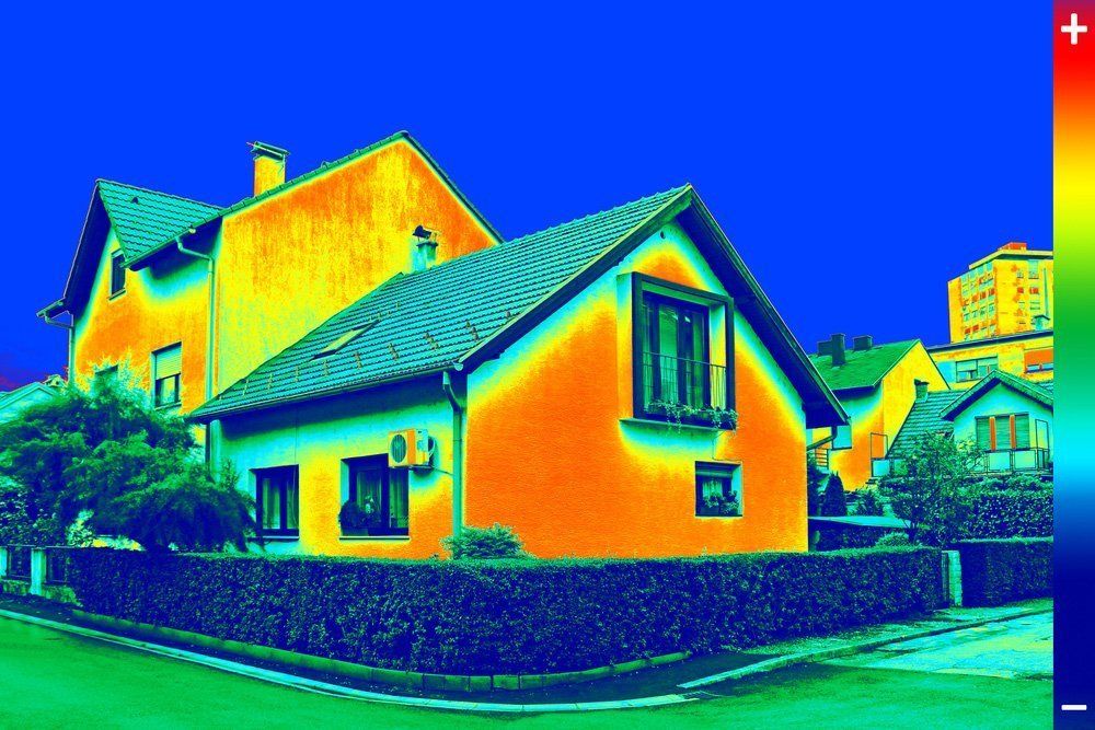View of the house infected by pest