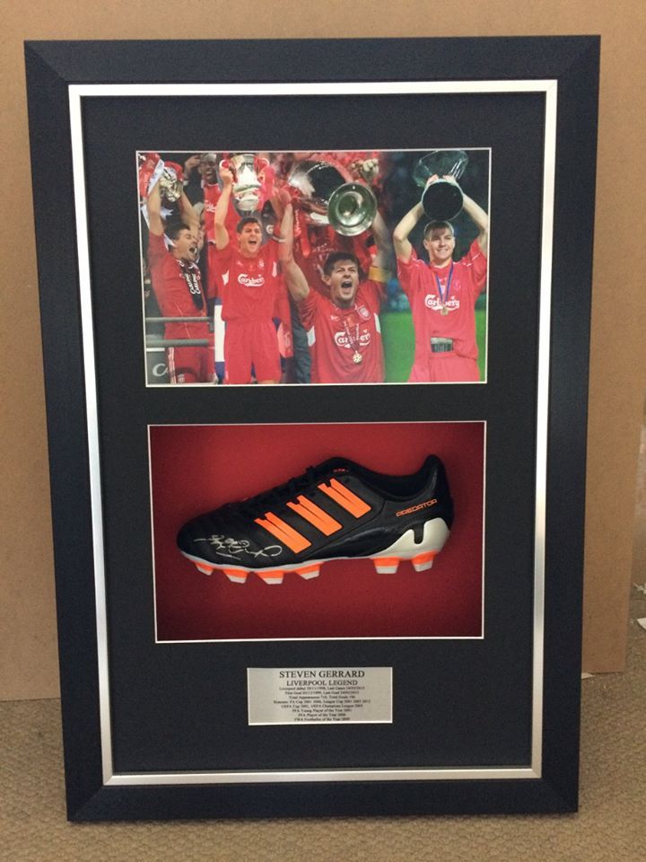Shoe in a frame