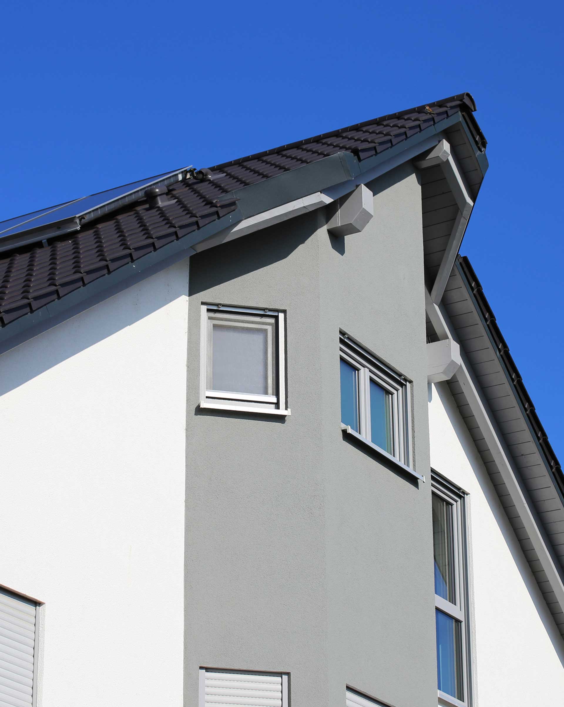 Modern House Facade Paint — Powells Point, NC — Coastal Roofing & Siding Inc Modern House Facade Paint — Powells Point, NC — Coastal Roofing & Siding Inc