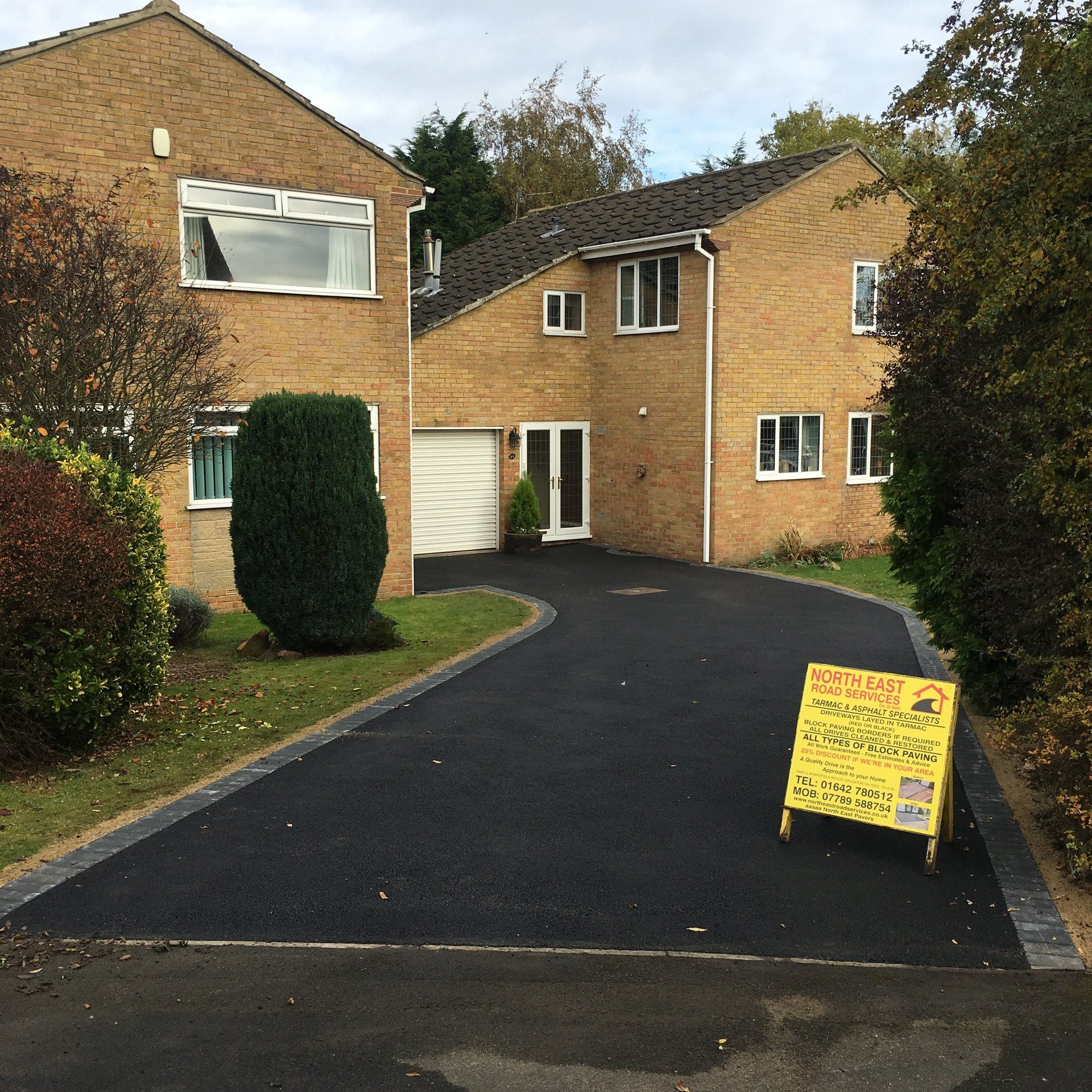 asphalt driveway