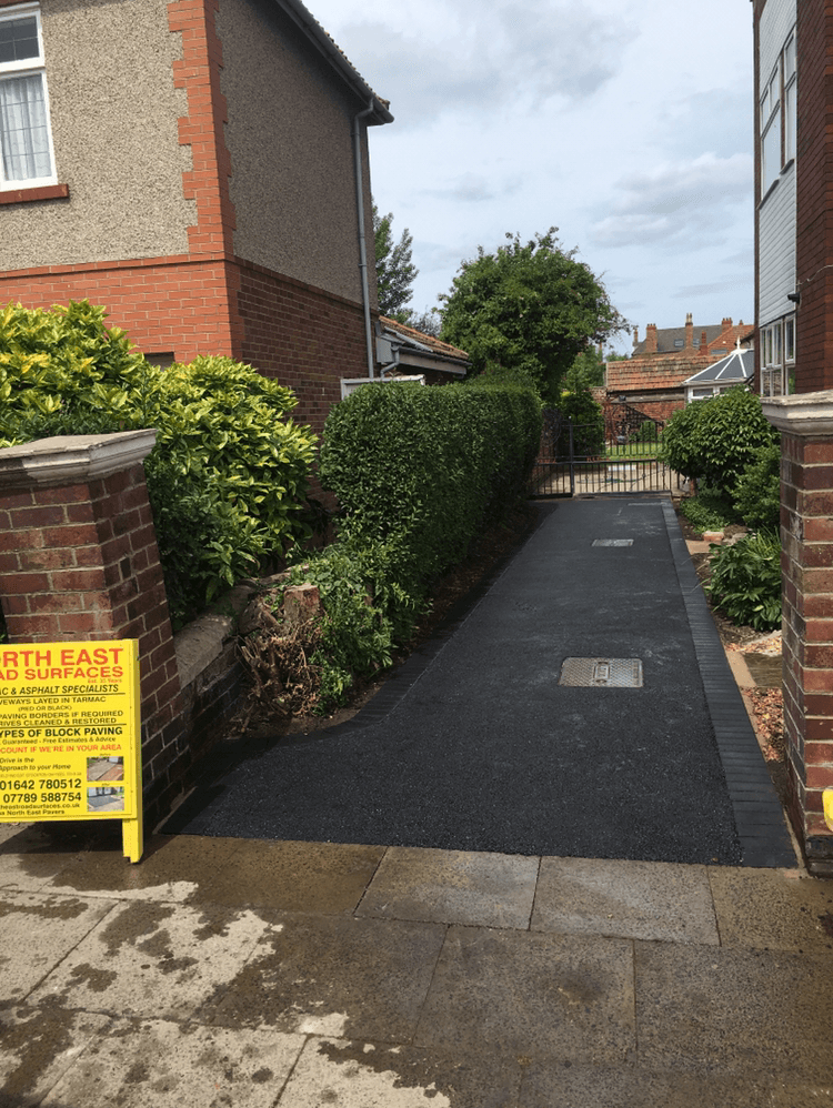 asphalt walkways