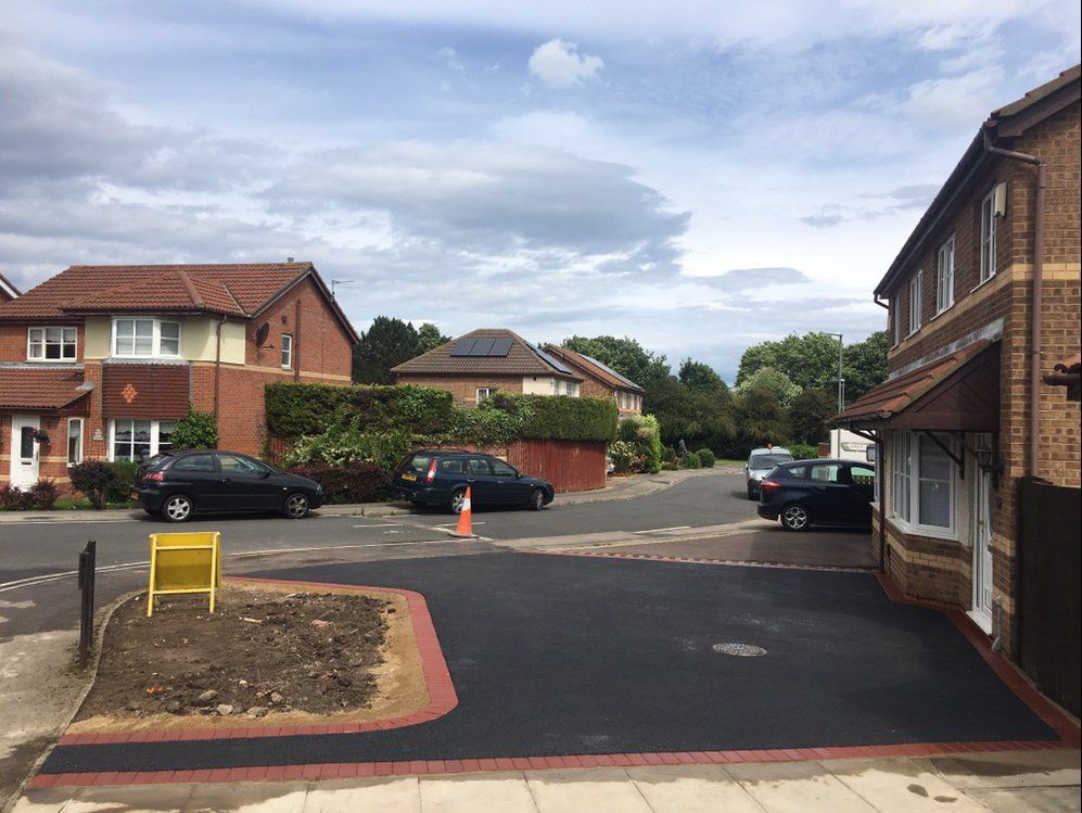 asphalt driveway