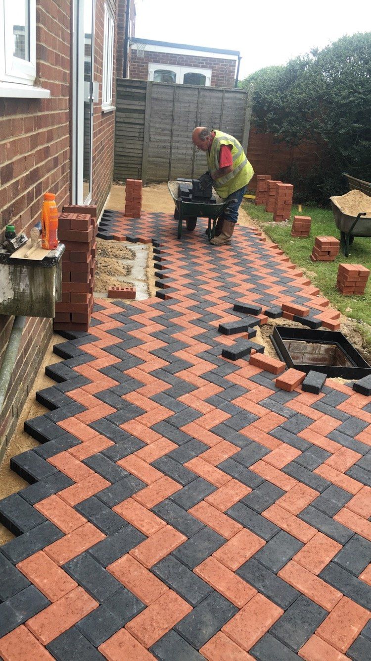 patio laying
