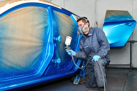 Vehicle repainting