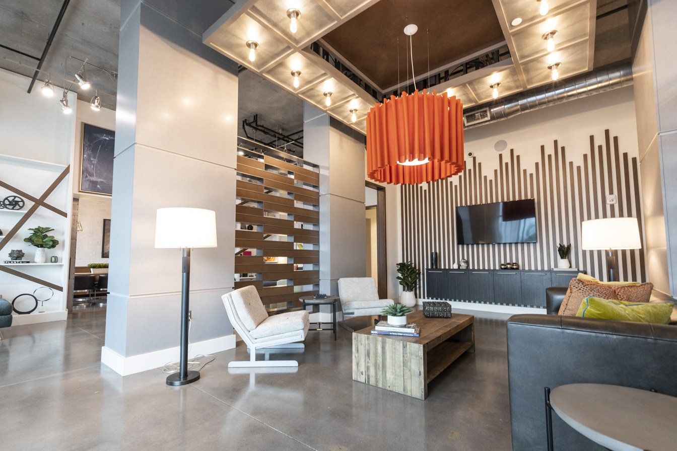 Vantage St. Pete Apartment Reception Lounge