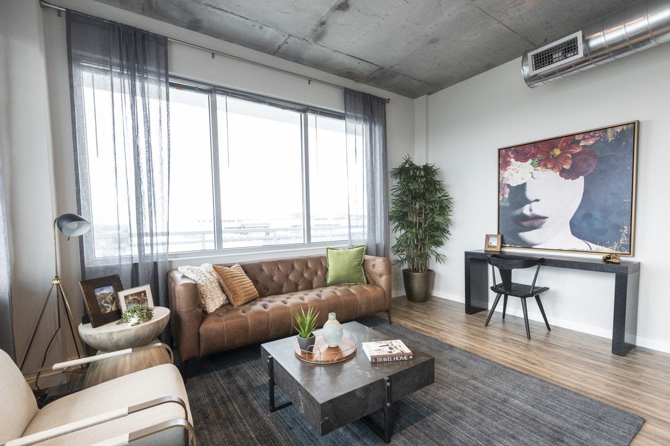 Apartment Living Room at Vantage St. Pete