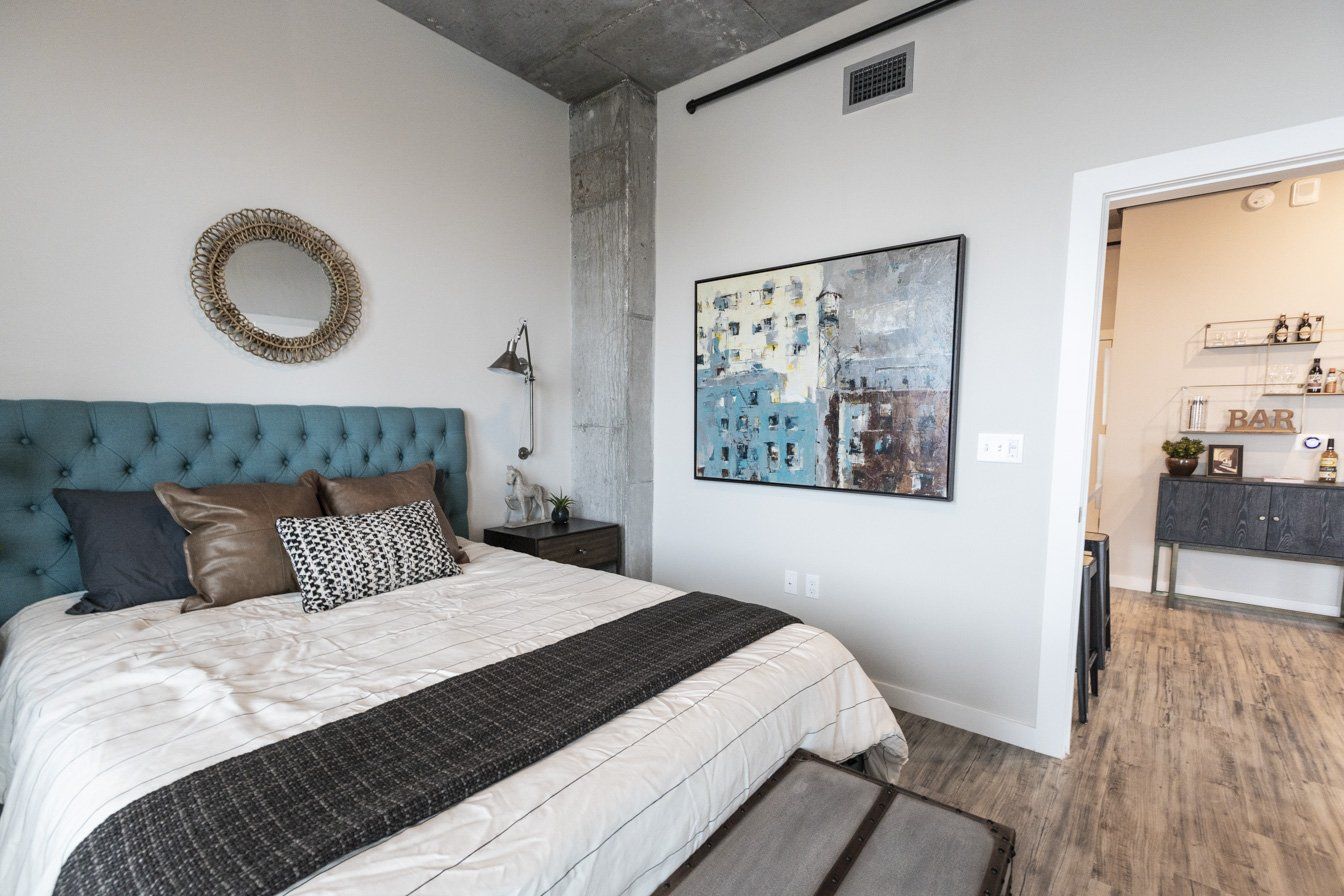 Bedroom at Vantage St. Pete